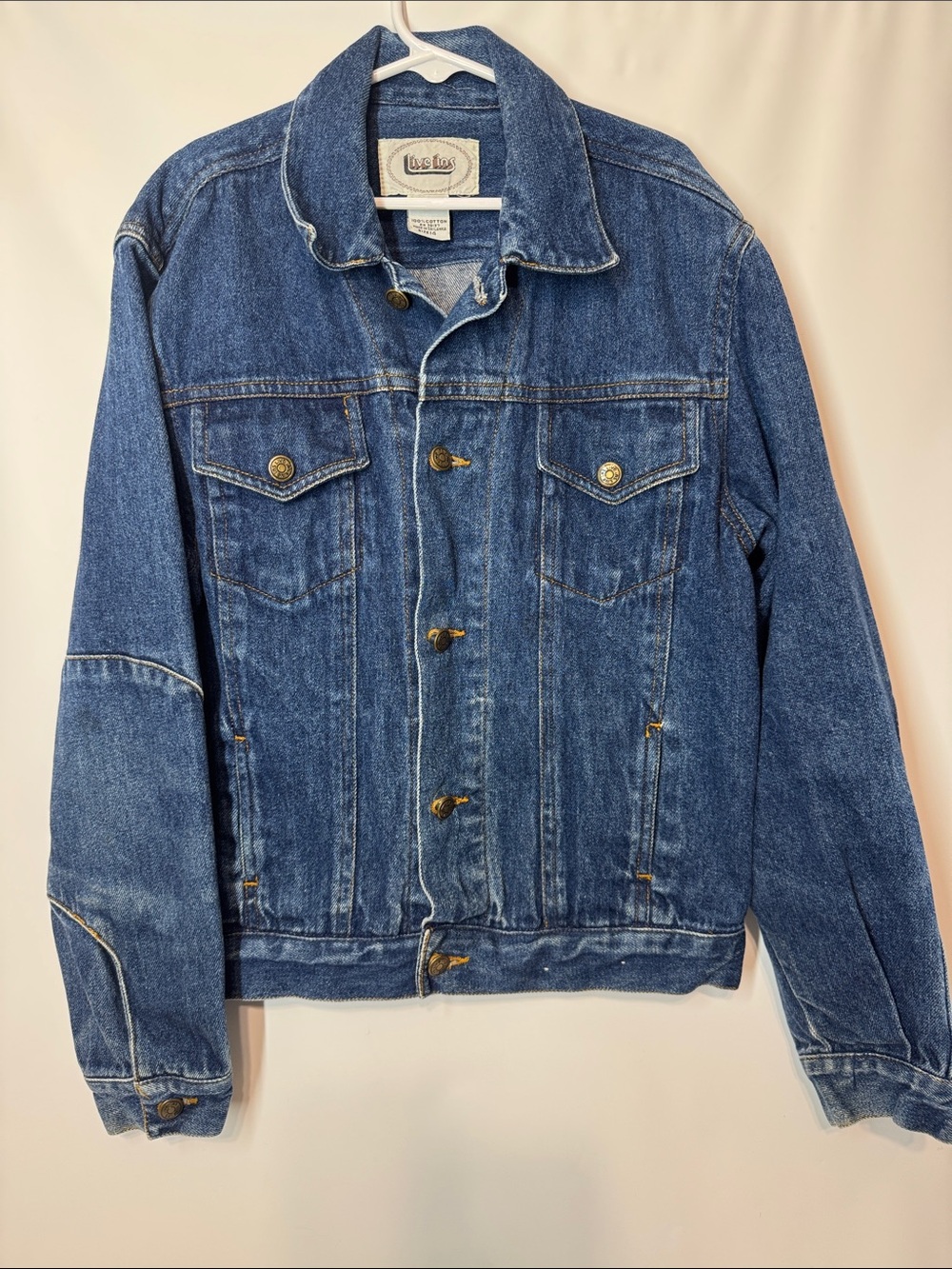 Vintage Live Ins Blue Denim Jacket Kids size 14 or women’s XS